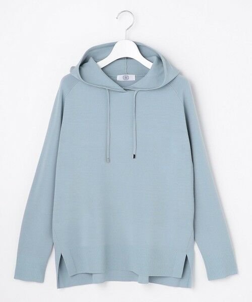 L size ONWARD(大きいサイズ) / エルサイズオンワード パーカー | Smooth ニット パーカー | 詳細14