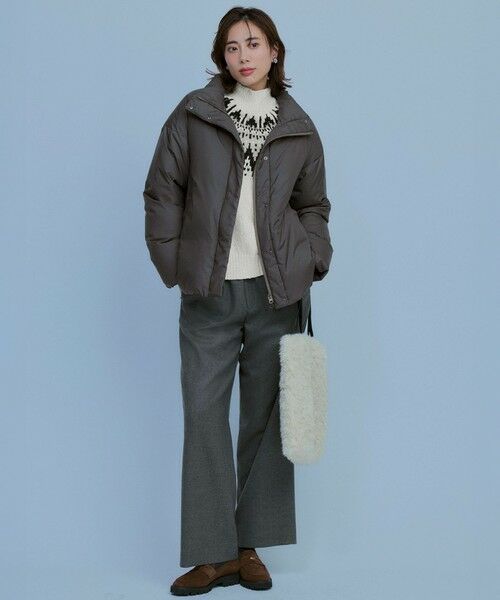 L size ONWARD(大きいサイズ) / エルサイズオンワード ニット・セーター | 【SLOW/一部店舗限定】ジャカード ハイネック ニット | 詳細3