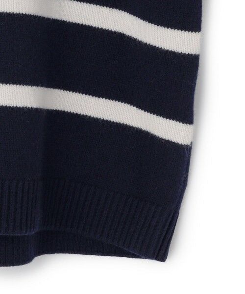 L size ONWARD(大きいサイズ) / エルサイズオンワード ニット・セーター | 【SLOW/一部店舗限定】ソフトウール ボーダー ニット | 詳細10
