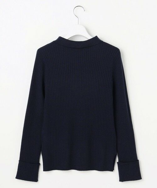 L size ONWARD(大きいサイズ) / エルサイズオンワード ニット・セーター | CICA加工 襟デザイン ニット | 詳細5