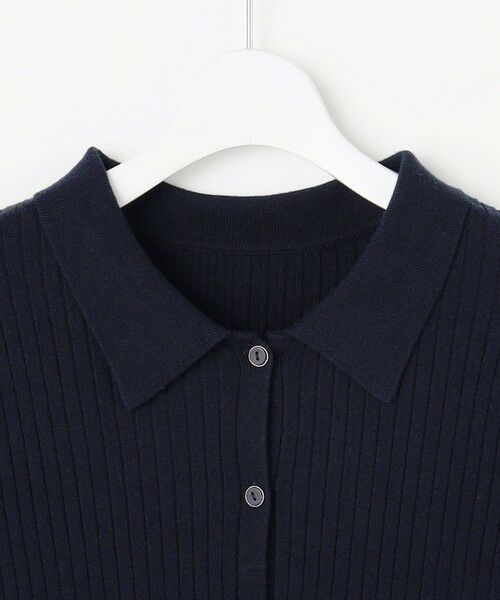 L size ONWARD(大きいサイズ) / エルサイズオンワード ニット・セーター | CICA加工 襟デザイン ニット | 詳細6