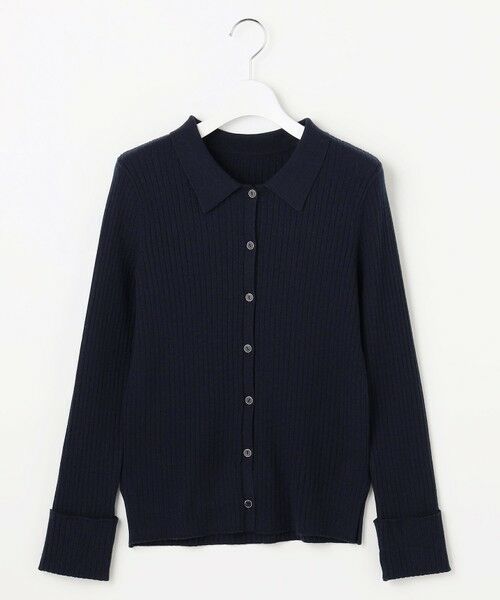 L size ONWARD(大きいサイズ) / エルサイズオンワード ニット・セーター | CICA加工 襟デザイン ニット | 詳細9