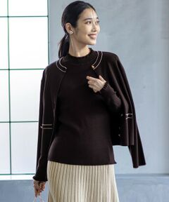 L size ONWARD(大きいサイズ) / エルサイズオンワード カーディガン・ボレロ | CICA加工 ニット ジャケット