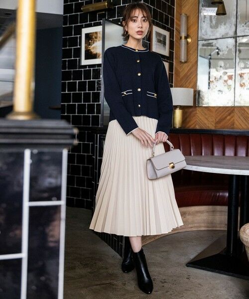 L size ONWARD(大きいサイズ) / エルサイズオンワード カーディガン・ボレロ | CICA加工 ニット ジャケット | 詳細6