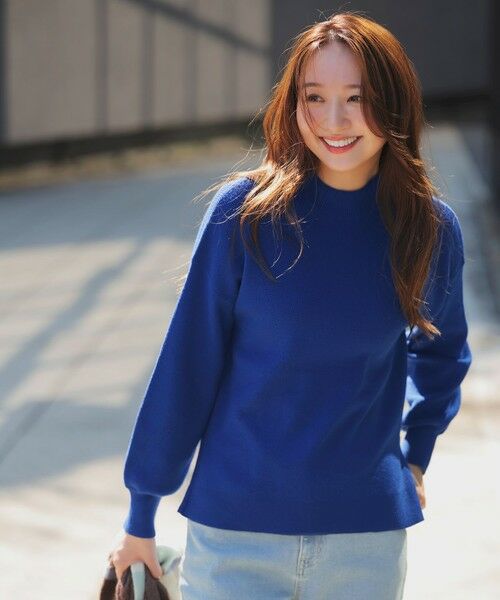 L size ONWARD(大きいサイズ) / エルサイズオンワード ニット・セーター | CICA加工 ビューティ畔ボトルネック ニット | 詳細30