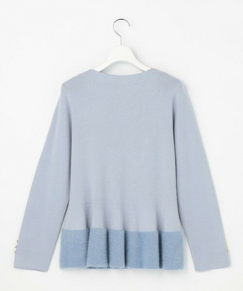 L size ONWARD(大きいサイズ) / エルサイズオンワード ニット・セーター | ペプラムフェザー ニット | 詳細11