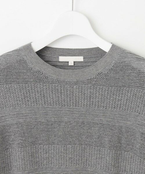 L size ONWARD(大きいサイズ) / エルサイズオンワード ニット・セーター | ファインコットンウール ニット | 詳細5