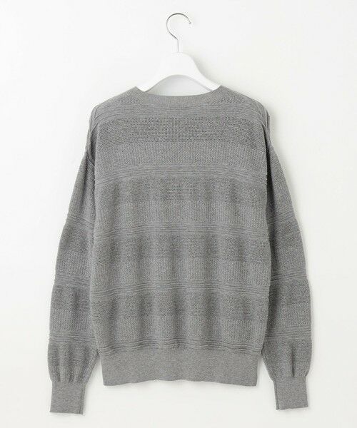 L size ONWARD(大きいサイズ) / エルサイズオンワード ニット・セーター | ファインコットンウール ニット | 詳細6