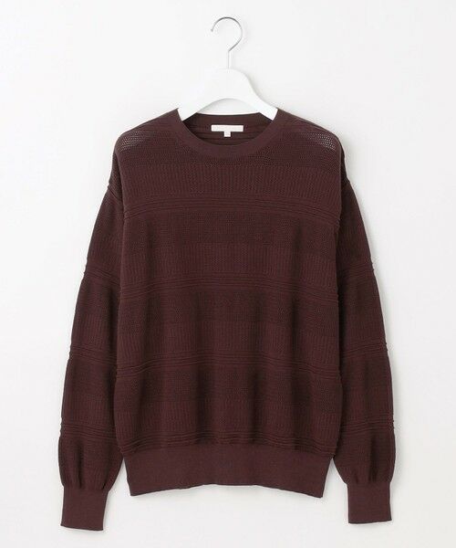 L size ONWARD(大きいサイズ) / エルサイズオンワード ニット・セーター | ファインコットンウール ニット | 詳細13