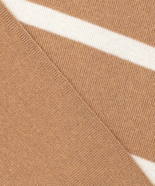 L size ONWARD(大きいサイズ) / エルサイズオンワード ニット・セーター | コットンウールハイゲージボーダー ニット | 詳細9