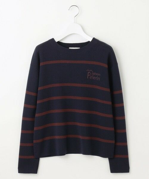 L size ONWARD(大きいサイズ) / エルサイズオンワード ニット・セーター | コットンウールハイゲージボーダー ニット | 詳細17