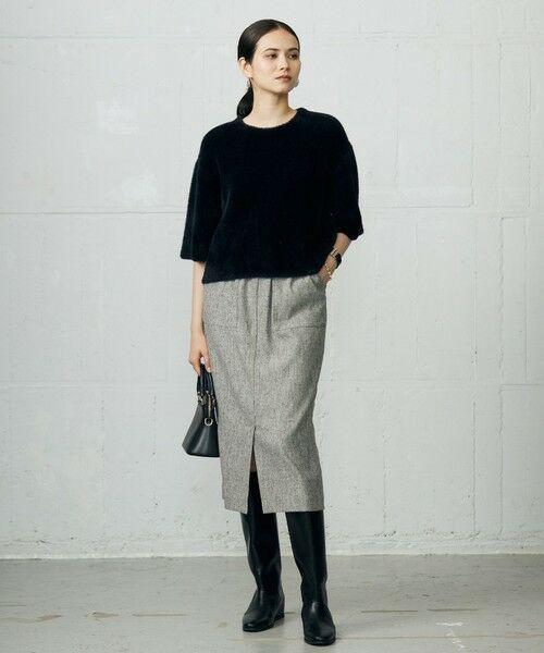 L size ONWARD(大きいサイズ) / エルサイズオンワード ニット・セーター | 【カタログ掲載】シェニールボンディング ニット | 詳細11