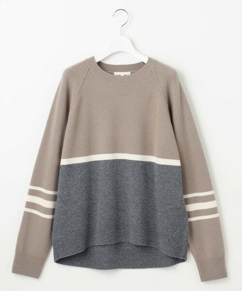 L size ONWARD(大きいサイズ) / エルサイズオンワード ニット・セーター | ウールカシミヤブレンドラグランスリーブ ニット | 詳細12