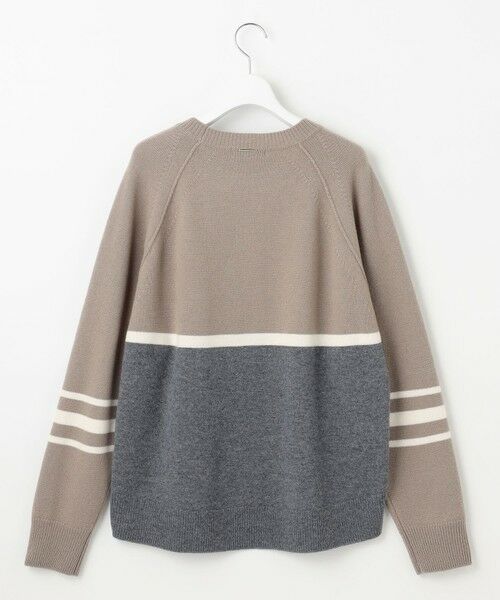 L size ONWARD(大きいサイズ) / エルサイズオンワード ニット・セーター | ウールカシミヤブレンドラグランスリーブ ニット | 詳細16