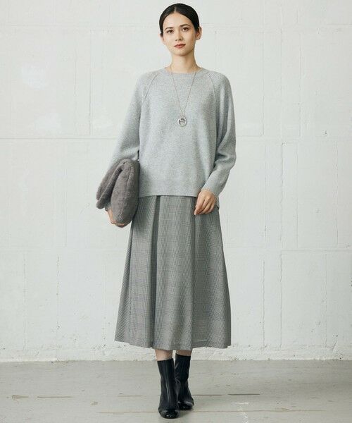 L size ONWARD(大きいサイズ) / エルサイズオンワード ニット・セーター | 【カタログ掲載】ウールカシミヤブレンドスパンコールラグランスリーブ ニット | 詳細6