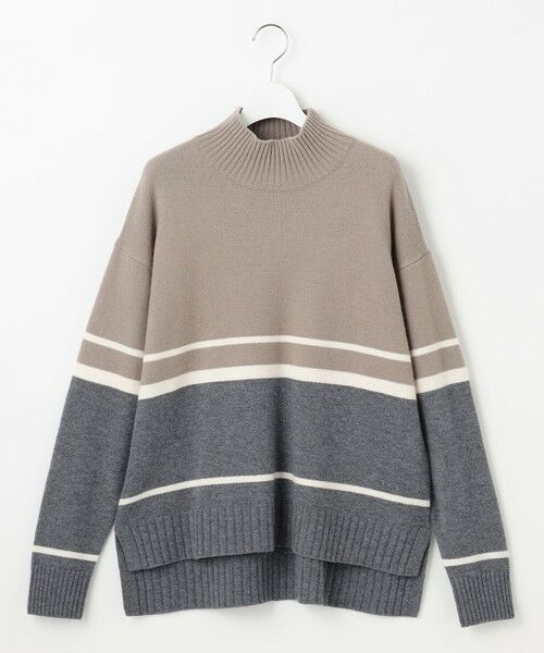 L size ONWARD(大きいサイズ) / エルサイズオンワード ニット・セーター | ウールカシミヤブレンドハイネック ニット | 詳細14