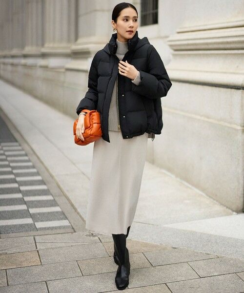 L size ONWARD(大きいサイズ) / エルサイズオンワード ニット・セーター | ウールカシミヤブレンドスパンコールハイネック ニット | 詳細2