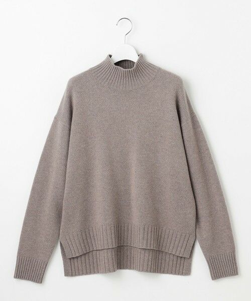 L size ONWARD(大きいサイズ) / エルサイズオンワード ニット・セーター | ウールカシミヤブレンドスパンコールハイネック ニット | 詳細19