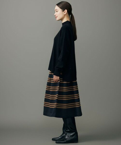L size ONWARD(大きいサイズ) / エルサイズオンワード ニット・セーター | ウールカシミヤブレンドスパンコールハイネック ニット | 詳細21