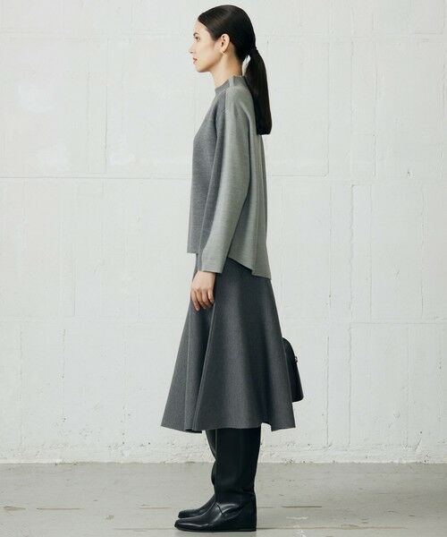 L size ONWARD(大きいサイズ) / エルサイズオンワード ニット・セーター | 【セットアップ対応】ウールミラノボトルネック ニット | 詳細4