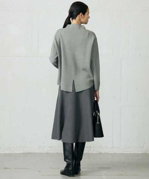 L size ONWARD(大きいサイズ) / エルサイズオンワード ニット・セーター | 【セットアップ対応】ウールミラノボトルネック ニット | 詳細5