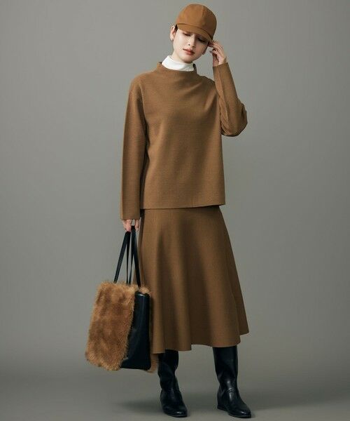 L size ONWARD(大きいサイズ) / エルサイズオンワード ニット・セーター | 【セットアップ対応】ウールミラノボトルネック ニット | 詳細13