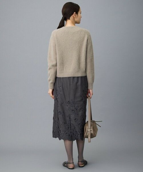 L size ONWARD(大きいサイズ) / エルサイズオンワード カーディガン・ボレロ | 【SHIHOさん着用】ヘアリーフォックス カーディガン | 詳細17