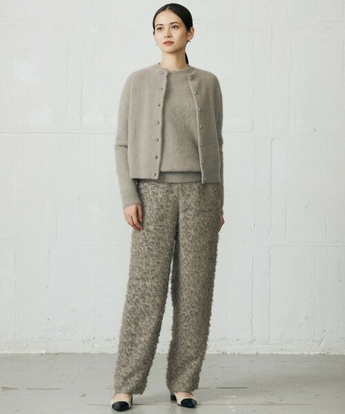 L size ONWARD(大きいサイズ) / エルサイズオンワード カーディガン・ボレロ | 【SHIHOさん着用】ヘアリーフォックス カーディガン | 詳細13