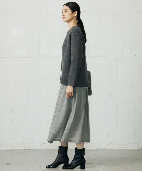 L size ONWARD(大きいサイズ) / エルサイズオンワード カーディガン・ボレロ | 【カタログ掲載】ラメブークレ アウター | 詳細2