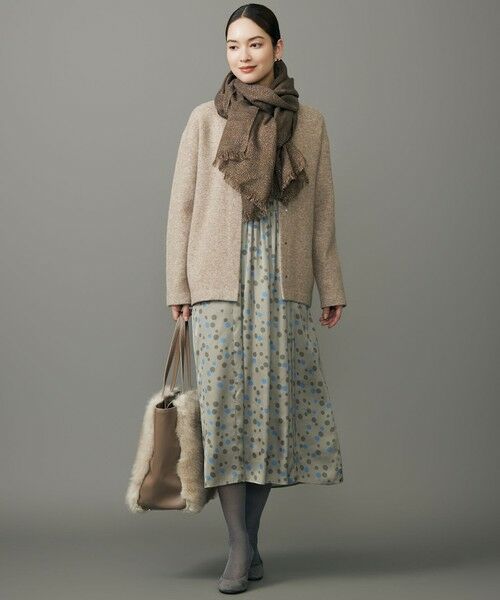 L size ONWARD(大きいサイズ) / エルサイズオンワード カーディガン・ボレロ | 【カタログ掲載】ラメブークレ アウター | 詳細5