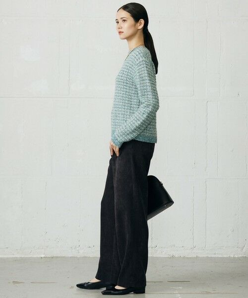 L size ONWARD(大きいサイズ) / エルサイズオンワード ニット・セーター | ツイーディー ニット | 詳細2