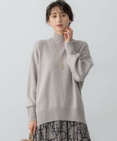 L size ONWARD(大きいサイズ) / エルサイズオンワード ニット・セーター | 【見上愛さんコラボカラー/Oggi掲載】カシミヤブレンド ハイネック ニット