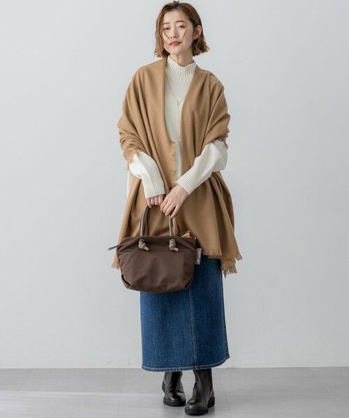 L size ONWARD(大きいサイズ) / エルサイズオンワード ニット・セーター | 【見上愛さんコラボカラー/Oggi掲載】カシミヤブレンド ハイネック ニット | 詳細19