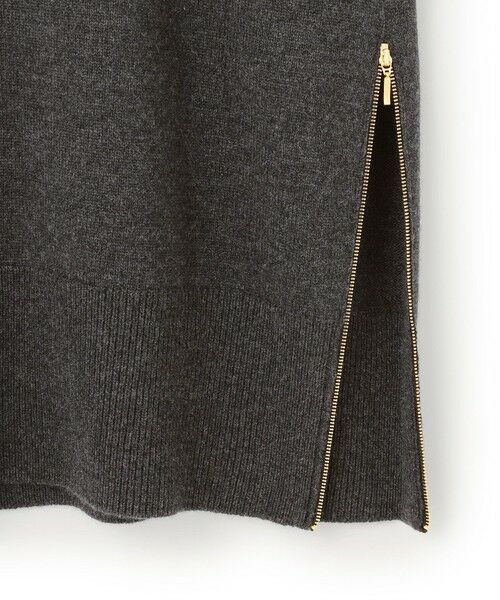 L size ONWARD(大きいサイズ) / エルサイズオンワード ニット・セーター | 【見上愛さん着用/Oggi掲載/洗える】カシミヤブレンド サイドジップ  ニットチュニック | 詳細18