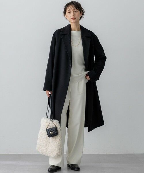 L size ONWARD(大きいサイズ) / エルサイズオンワード ニット・セーター | 【洗える】ウールカシミヤラメ ドルマンスリーブ ニット | 詳細3