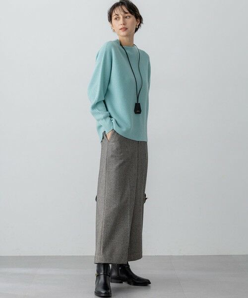 L size ONWARD(大きいサイズ) / エルサイズオンワード ニット・セーター | 【洗える】ウールカシミヤラメ ドルマンスリーブ ニット | 詳細19