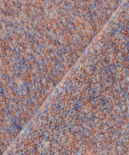 L size ONWARD(大きいサイズ) / エルサイズオンワード ニット・セーター | 【洗える】ミックスブークレ サイドスリットタートルニット | 詳細9