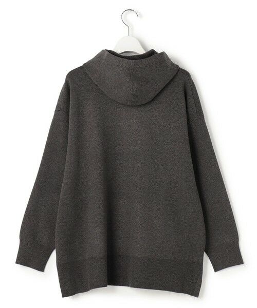 L size ONWARD(大きいサイズ) / エルサイズオンワード パーカー | 【Lサイズ限定/洗える】ヴィスコースストレッチ ニット パーカー | 詳細7