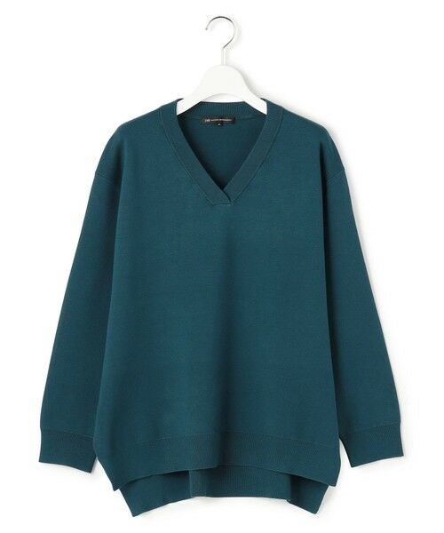 L size ONWARD(大きいサイズ) / エルサイズオンワード ニット・セーター | 【Lサイズ限定/洗える】ヴィスコースストレッチ Vネック ニット | 詳細18