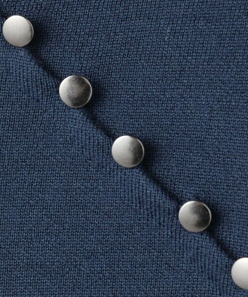 L size ONWARD(大きいサイズ) / エルサイズオンワード ミニ丈・ひざ丈ワンピース | 【洗える】 シルキーウールダブルフェイス ハイネックニットワンピース | 詳細8