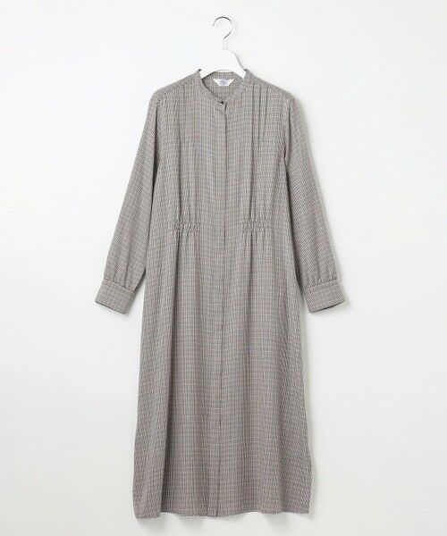 L size ONWARD(大きいサイズ) / エルサイズオンワード ミニ丈・ひざ丈ワンピース | サイロチェック ストライプ ワンピース | 詳細3