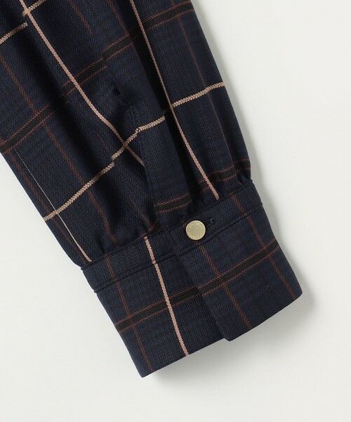 L size ONWARD(大きいサイズ) / エルサイズオンワード ミニ丈・ひざ丈ワンピース | サイロチェック ストライプ ワンピース | 詳細13