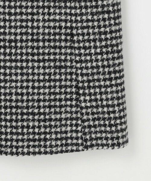 L size ONWARD(大きいサイズ) / エルサイズオンワード ロング・マキシ丈スカート | ウールシルク ハウンドトゥース ジャンパースカート | 詳細10