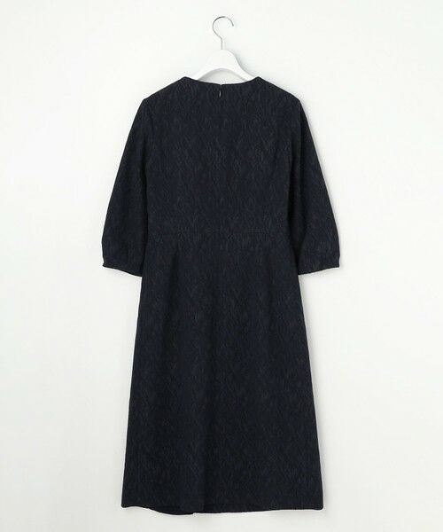 L size ONWARD(大きいサイズ) / エルサイズオンワード ドレス | ボタニカルジャガード ワンピース | 詳細6