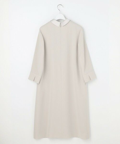 L size ONWARD(大きいサイズ) / エルサイズオンワード ドレス | 【2way】セラテリーダブルクロス 襟付き ワンピース | 詳細11