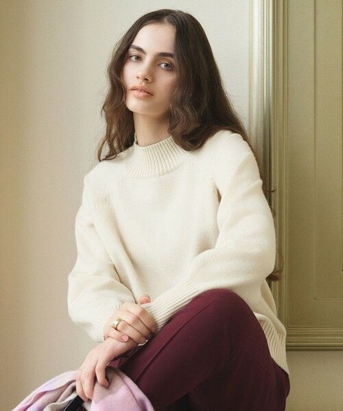 L size ONWARD(大きいサイズ) / エルサイズオンワード セットアップ | 【2SET】ボリューム ニット×プリーツ スカート セット | 詳細9