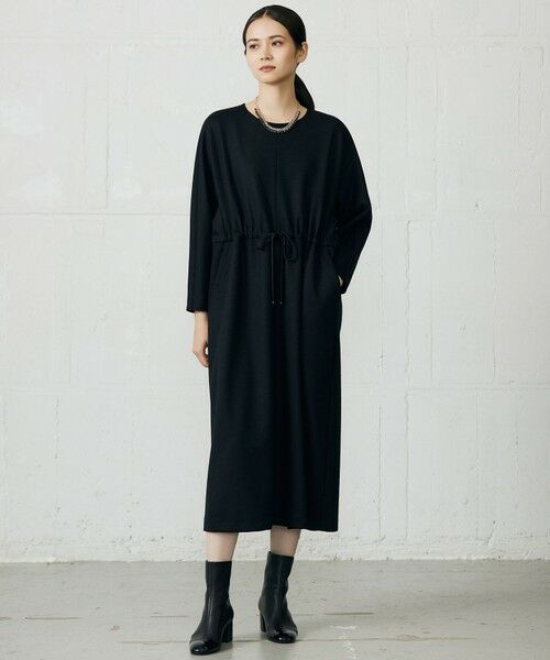 L size ONWARD(大きいサイズ) / エルサイズオンワード ロング・マキシ丈ワンピース | 【カタログ掲載】TWダンボールジャージ ワンピース | 詳細5