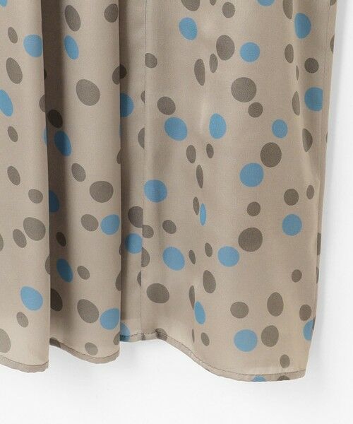 L size ONWARD(大きいサイズ) / エルサイズオンワード ロング・マキシ丈ワンピース | マルチポルカドットプリント ワンピース | 詳細6