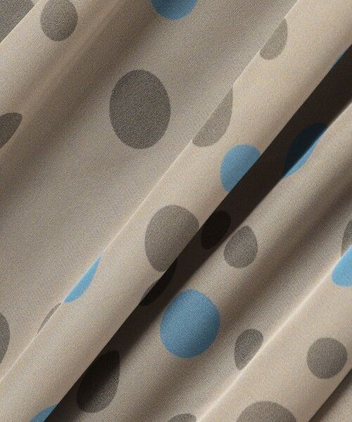 L size ONWARD(大きいサイズ) / エルサイズオンワード ロング・マキシ丈ワンピース | マルチポルカドットプリント ワンピース | 詳細7