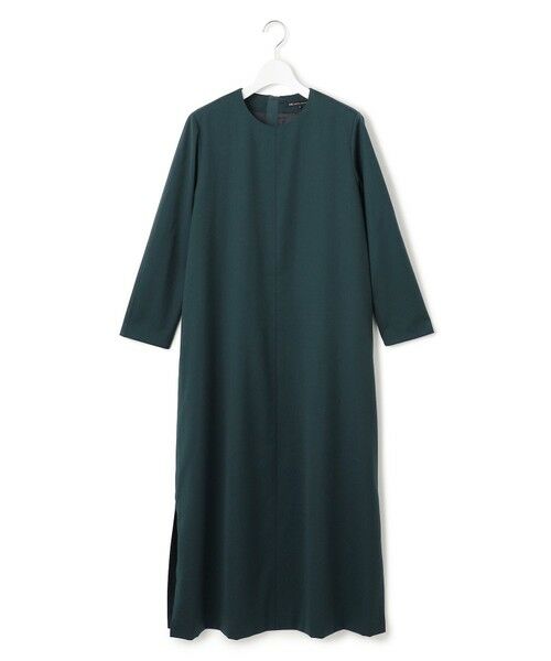 L size ONWARD(大きいサイズ) / エルサイズオンワード ロング・マキシ丈ワンピース | 【洗える】メリノウールサテン ワンピース | 詳細9